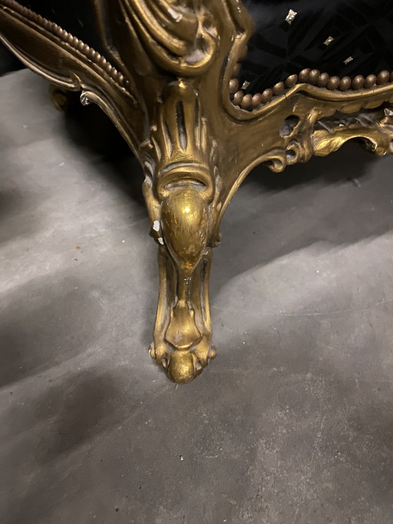 Image 1 of Vergoldete Barock Sofagarnitur
