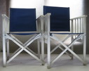 2x Hyllinge Mobler Regiestuhl