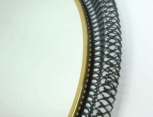 großer, moderner WANDSPIEGEL aus den 1950er Jahren aus der mid century 