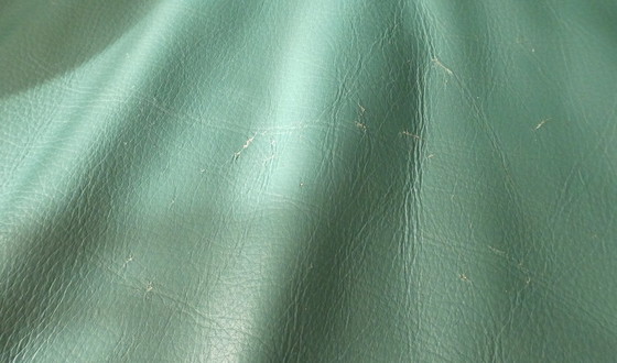 Image 1 of  Grünes Ledersofa