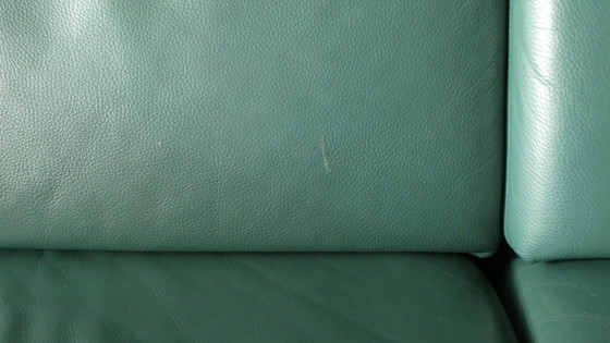 Image 1 of  Grünes Ledersofa