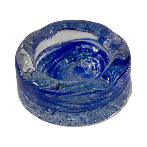 Kristalunie Maastricht – Aschenbecher – inklusive Originaletikett und Box – unbenutzt, Vintage – niederländisches Glas