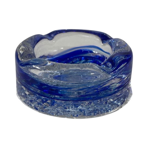 Kristalunie Maastricht – Aschenbecher – inklusive Originaletikett und Box – unbenutzt, Vintage – niederländisches Glas