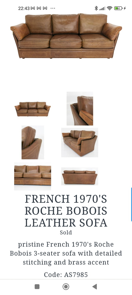 Image 1 of Roche Bobois 70er-Jahre-Sofa