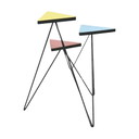 Expo 58 Pflanzentisch , Standard-Dreieck, Resopal Fifties, 72 cm