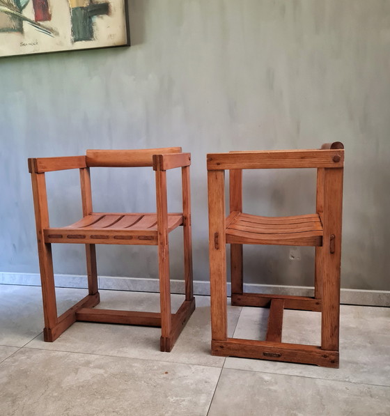 Image 1 of 2x Brutalist Sessel