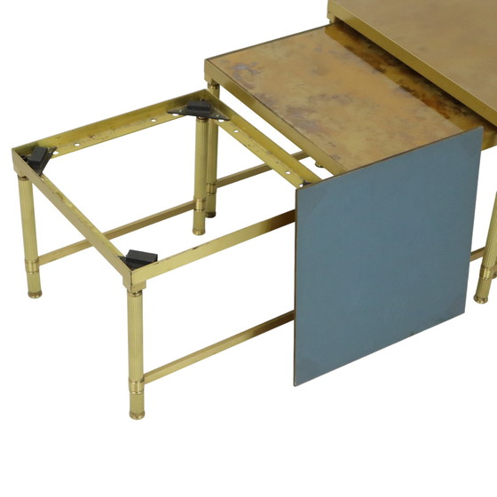 Image 1 of 3x Hollywood Regency Beistelltisch