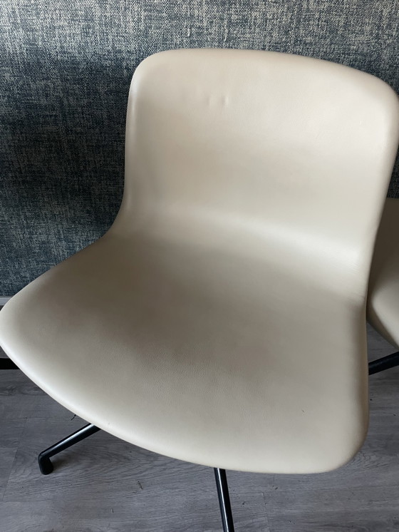 Image 1 of 4x HAY AAC11 Ledersessel, entworfen von Hee Welling