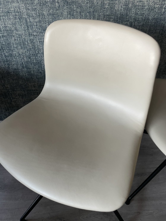 Image 1 of 4x HAY AAC11 Ledersessel, entworfen von Hee Welling