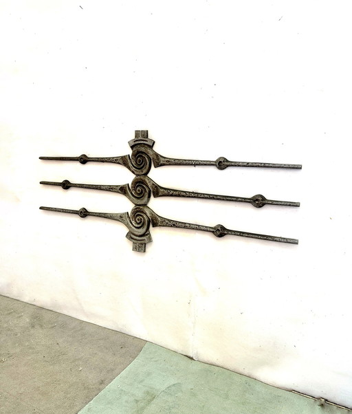 Brutalismus-Wandskulptur 1960