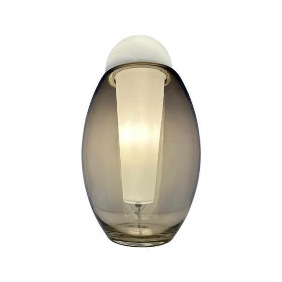 Image 1 of Vintage Tischlampe aus Glas