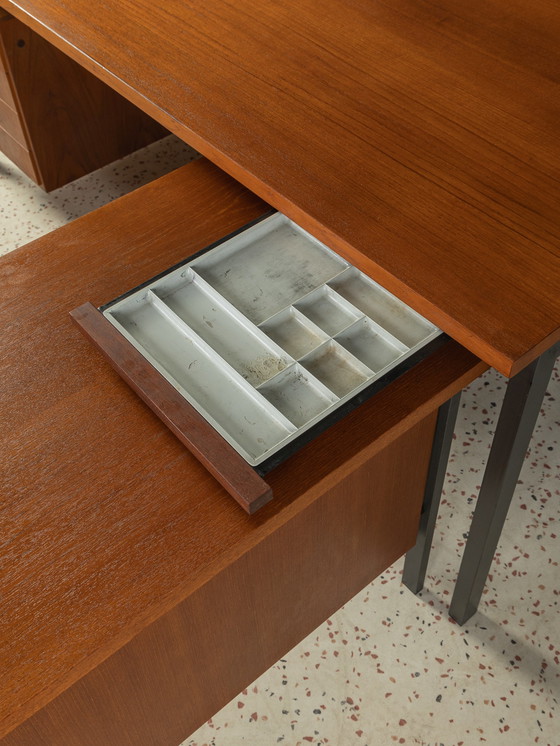 Image 1 of Seltener Satz Schreibtische, Herbert Hirche für Holzäpfel