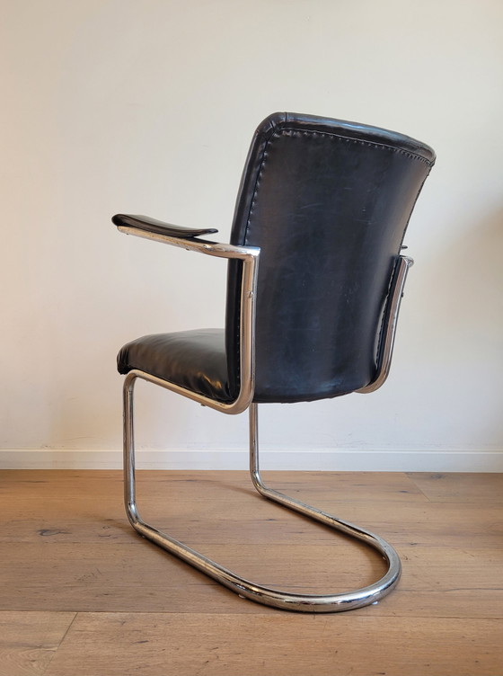 Image 1 of Gebr. De Wit „Damenstuhl“, Niederlande, 1950er Jahre