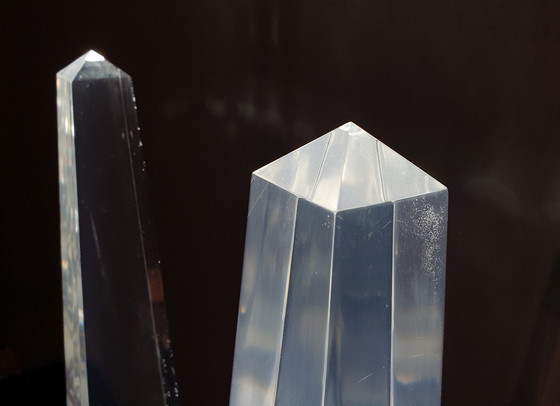 Image 1 of 2 x Sandro Petti 'Obelisk' Lampen