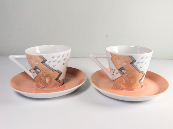 Image 1 of 2x Vintage Tasse und Untertasse