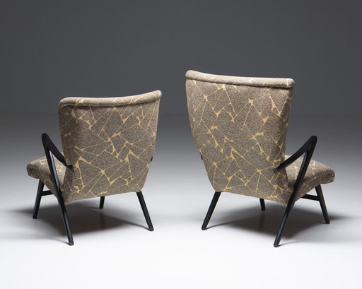 2x Vintage Ohrensessel