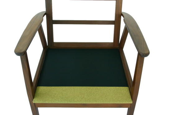 Image 1 of 1960s Mid Century Danish Teak Lounge Chair / Sessel with new cushions an new cover