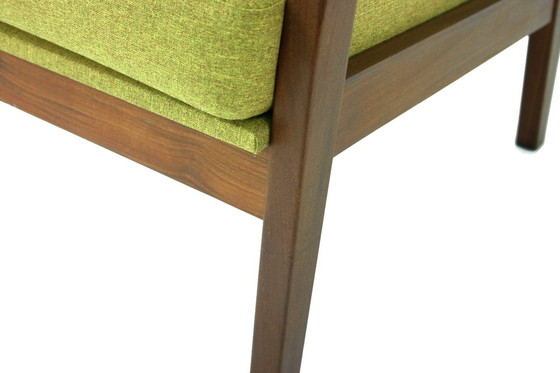 Image 1 of 1960s Mid Century Danish Teak Lounge Chair / Sessel with new cushions an new cover