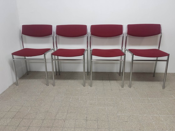 Image 1 of 4x Gijs van der Sluis Esszimmerstuhl