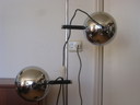 Space Age sechziger Jahre Herda Stehlampe Birnen Chrom