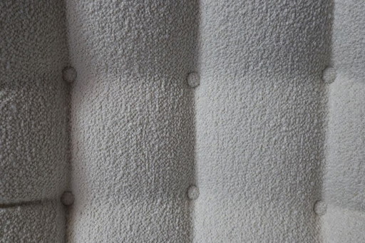 Vintage „Scoop“-Stuhl aus Teakholz mit Ottomane von R.Huber & Co, 1960er Jahre