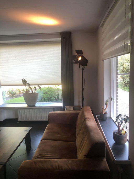 Vintage Stehlampe Theaterlampe / Bühnenlampe / Studiolampe