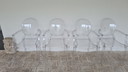 4x Kartell Louis Ghost Sessel von Philippe Starck