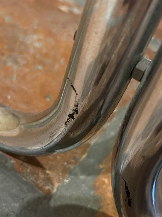 Image 1 of Couchtisch aus Chrom mit Rauchglas, 1960er Jahre