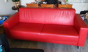 Montel 2-Sitzer-Ledersofagarnitur mit Sessel