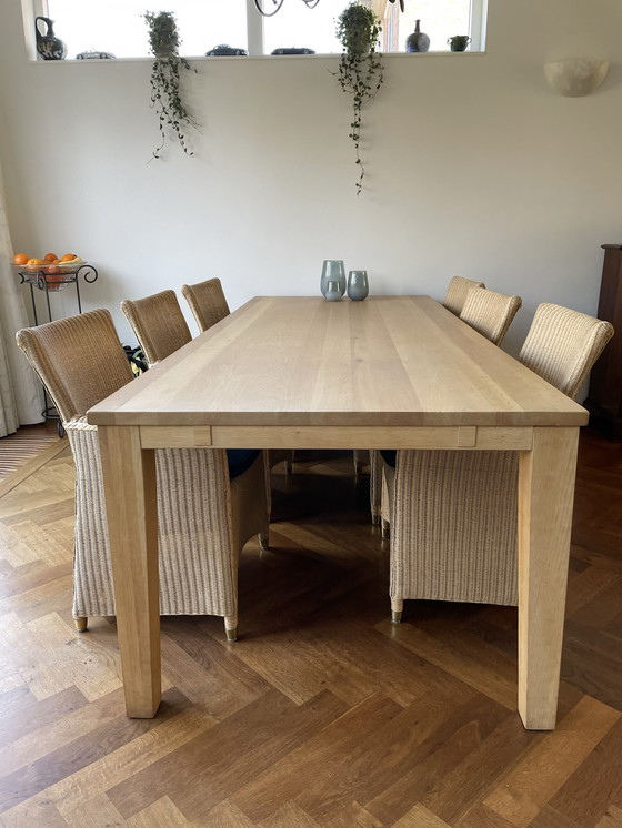 Image 1 of 6x Lloyd Loom Esszimmerstühle mit Armlehnen