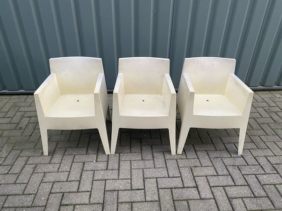 Image 1 of 3x Philippe Starck Driade-Stühle