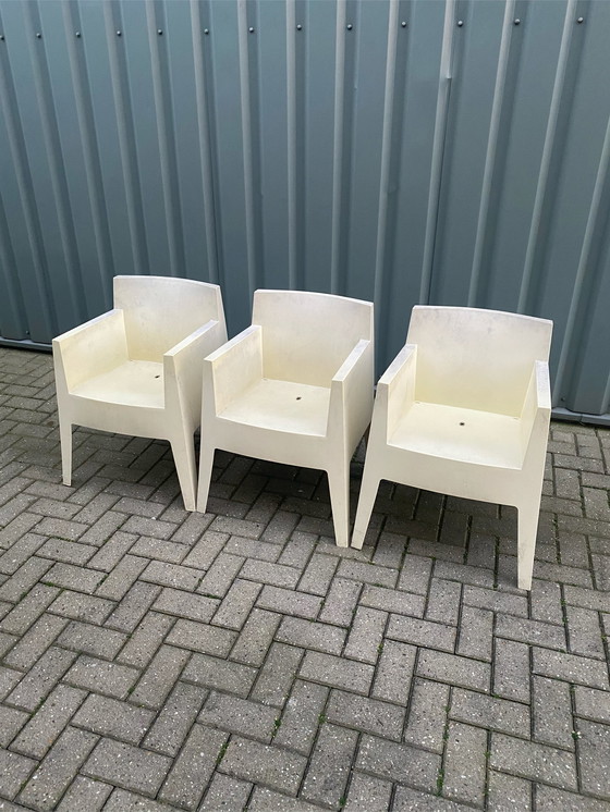 Image 1 of 3x Philippe Starck Driade-Stühle