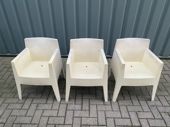 Image 1 of 3x Philippe Starck Driade-Stühle