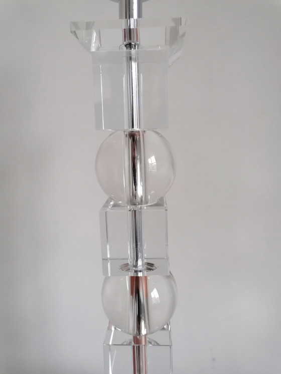 Image 1 of 2x MCM Lucite Tischlampe