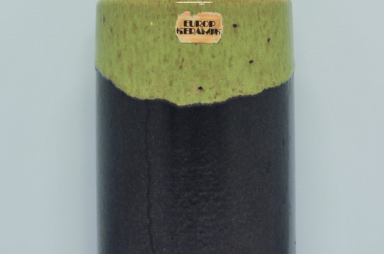 Image 1 of Braune und grüne westdeutsche Vase von Scheurich