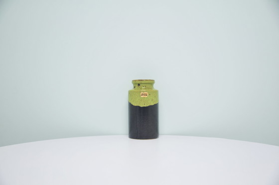Image 1 of Braune und grüne westdeutsche Vase von Scheurich