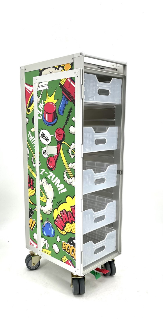 Image 1 of Pop-Art-Flugzeugtrolley