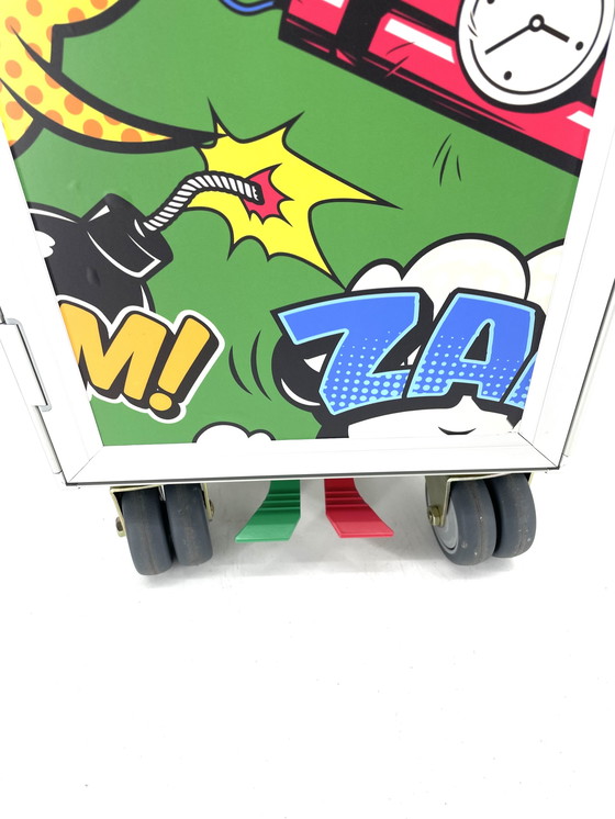 Image 1 of Pop-Art-Flugzeugtrolley