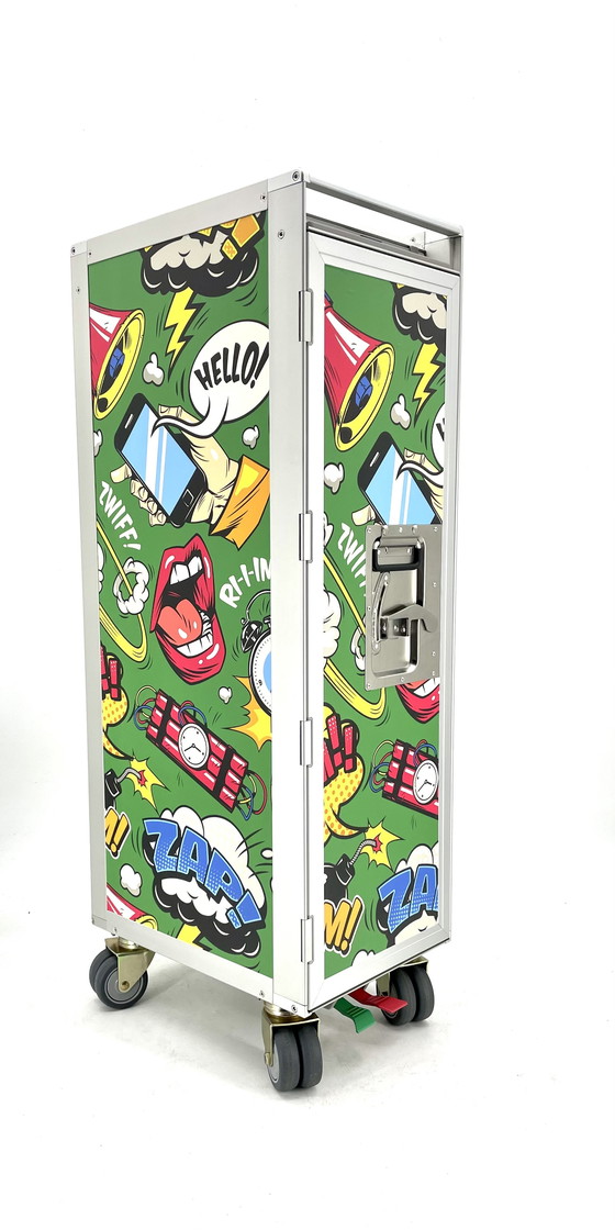 Image 1 of Pop-Art-Flugzeugtrolley