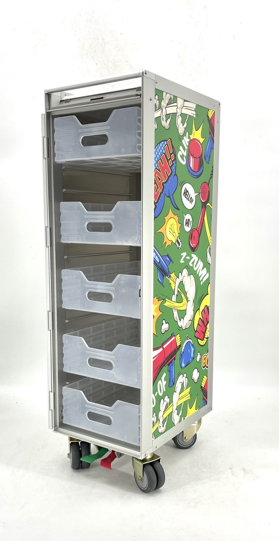 Image 1 of Pop-Art-Flugzeugtrolley