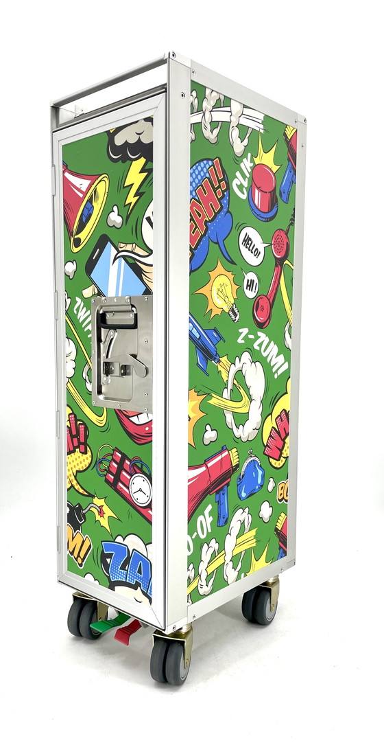 Image 1 of Pop-Art-Flugzeugtrolley