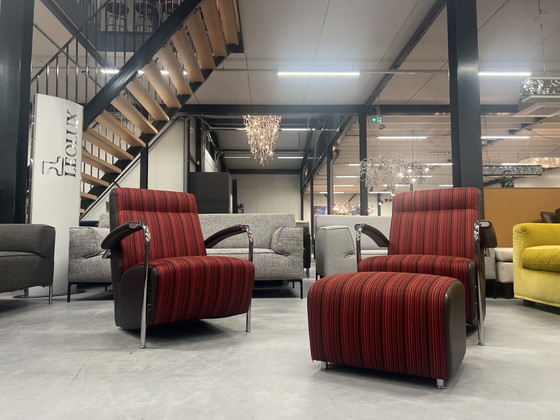 Image 1 of 2 Leolux Scylla Hochsessel, 1 Hocker 