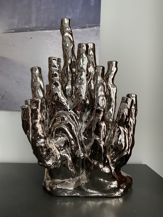 Image 1 of Pols Potten Vase Silber