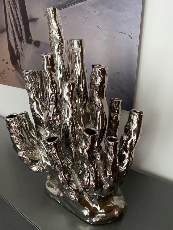 Image 1 of Pols Potten Vase Silber