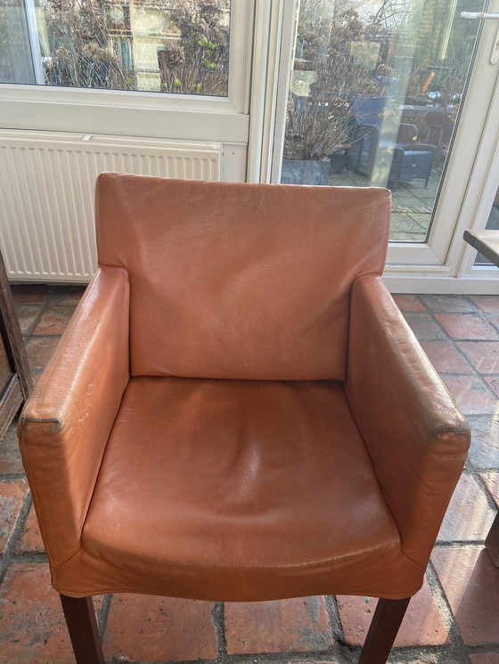 Image 1 of 4x Feline Gerard van den Berg Stühle in Leder.