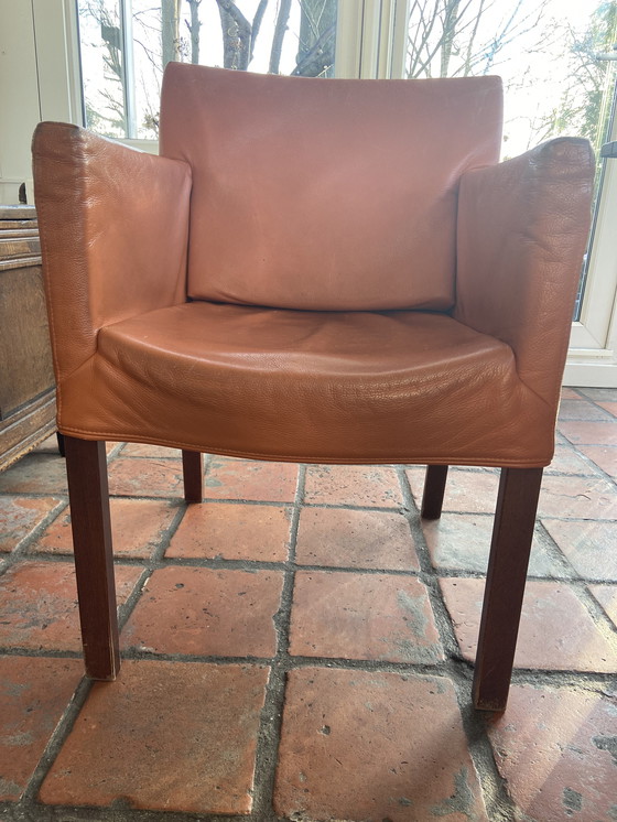 Image 1 of 4x Feline Gerard van den Berg Stühle in Leder.