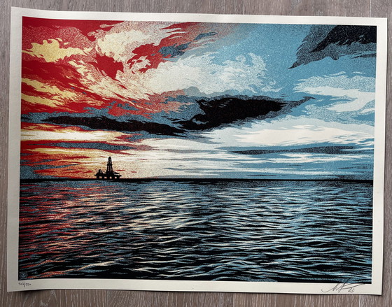 Image 1 of OBEY Shepard Fairey – Sunset as the Fall Approaches