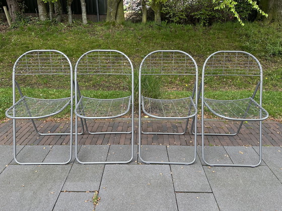 Image 1 of 4x Niels Gammelgaard Klappstuhl