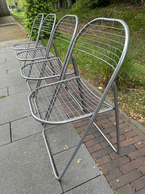 Image 1 of 4x Niels Gammelgaard Klappstuhl