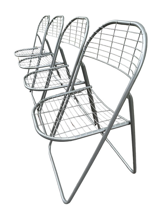 Image 1 of 4x Niels Gammelgaard Klappstuhl